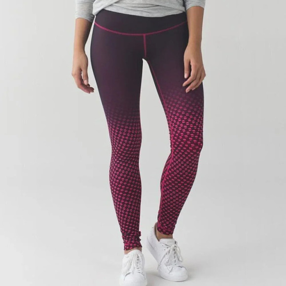 Lululemon Wunder Under Pant  III *Full-On Luon Deep Dive Dip Berry Rumble | 2 - Picture 2 of 8
